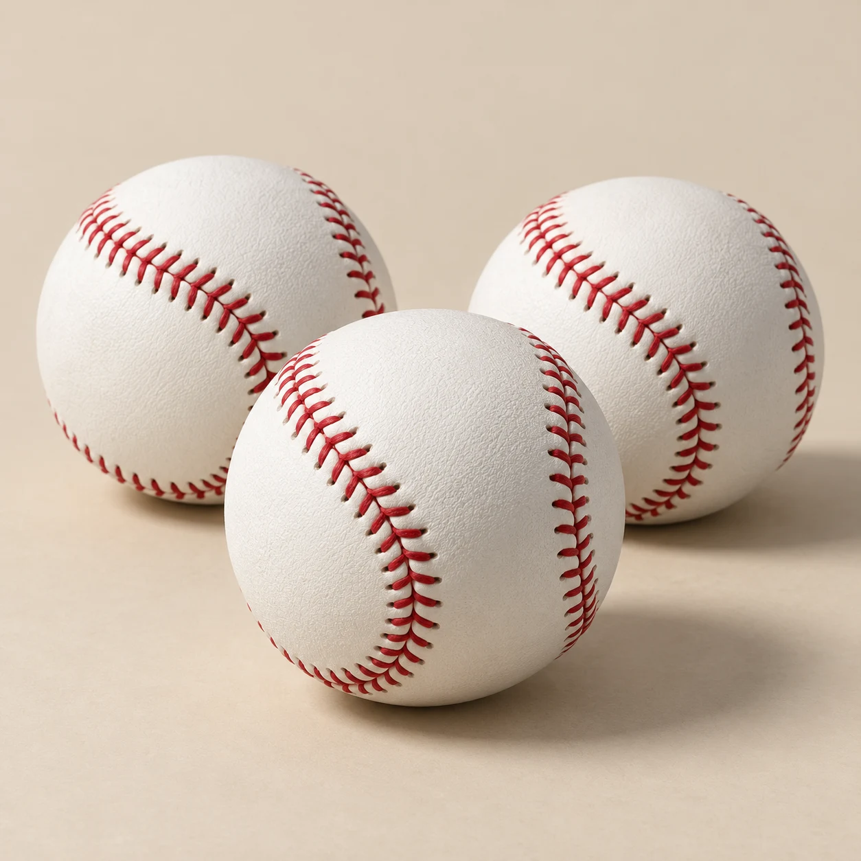 Practice baseball trio